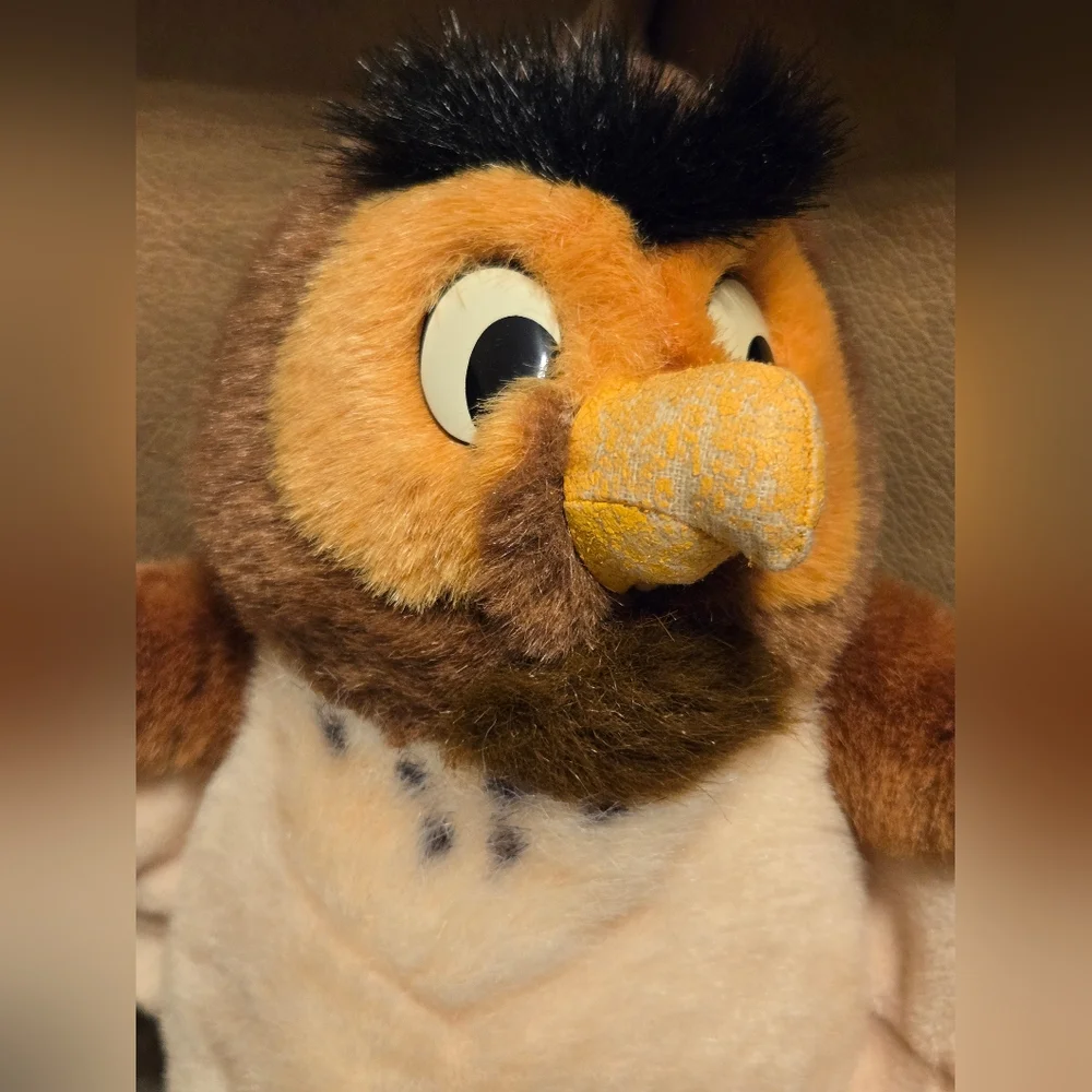 Vintage Disneyland Winnie The Pooh Owl Plush Toy
